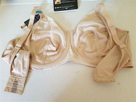 New Wtag Bali Df0065 Beige 42ddd Bra Full Figure Underwire Back