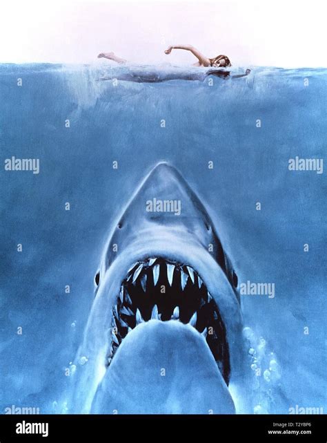 Poster film jaws hi-res stock photography and images - Alamy