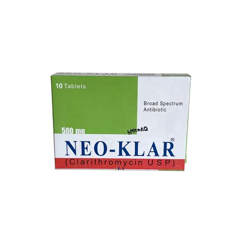 Neo Klar 250mg Tablet 10 S Uses Benefits Side Effects