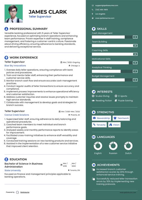 teller work description 1