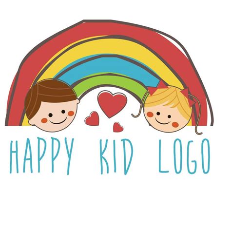 Happy Kid Logo 26617822 Vector Art At Vecteezy