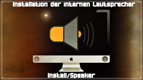 Apple Imac Installation Der Internen Lautsprechern Bootcamp Youtube