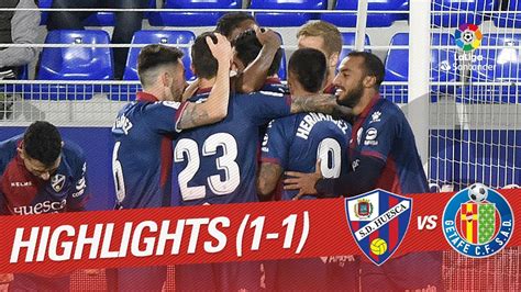 Resumen De SD Huesca Vs Getafe CF 1 1 YouTube