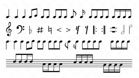 Musical Notes And Signs - Graphics | Motion Array