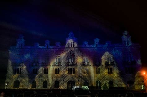 Photos Bar le Duc la façade de la préfecture sous les feux du mapping