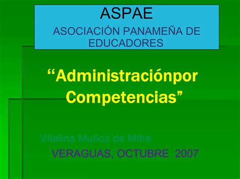 PPT Administraci N Por Competencias PowerPoint Presentation Free