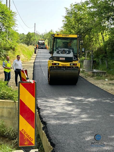 A început un nou proiect de asfaltare în comuna Malovăț Șapte sate ale