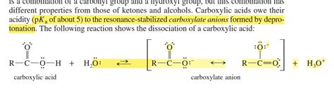 organic chemistry - Why do most carboxylic acids have high pKa (~5) in spite of having a ...