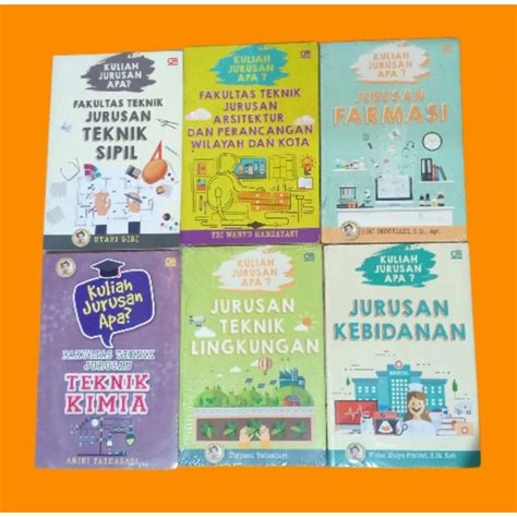 Jual Buku Kuliah Jurusan Apa Teknik Kimia Sipil Farmasi