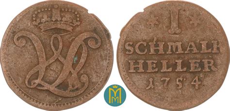 Hessen Kassel Schmalkalden Heller Wilhelm Viii Von Hessen