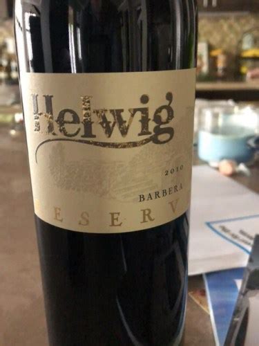 Helwig Reserve Barbera Vivino US