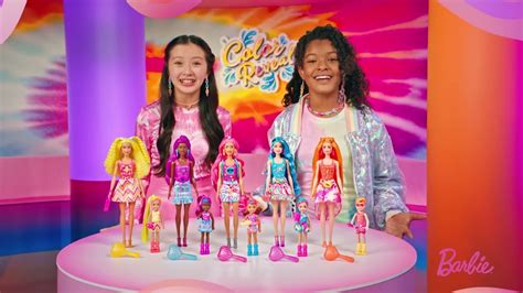 Barbie Color Reveal Neon Tie Dye Nukke Suomi Barbie Ad Youtube