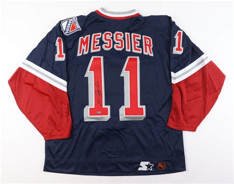 Mark Messier Signed Rangers Captains Jersey Steiner Pristine Auction