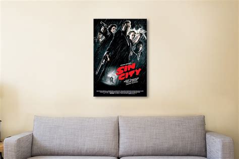 Buy a Sin City Movie Poster Canvas Print | Film Posterr Wall Art Canberra