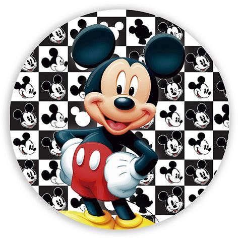 Painel Redondo Mickey Sublimado D Sublistamps Sublima O