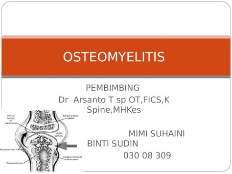 Ppt Osteomyelitis Ppt Jadi Dokumentips