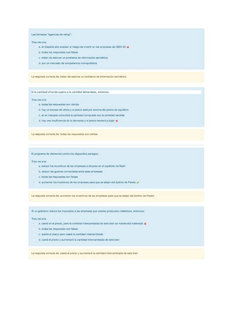 Examen De Muestra Pr Ctica Preguntas Y Respuestas La Prima De