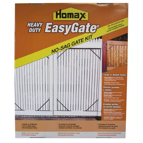 Homax Easygate Steel Painted Gate Hardware Kit At