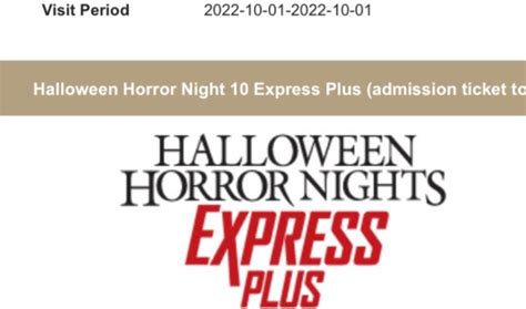 Halloween Horror Nights Tickets At Publix at Walter Graves blog