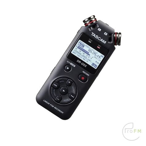 Tascam DR 05X Stereo Handheld Recorder En USB Interface ProFM Broadcast