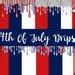 Th Of July Drips Drippings Textures Liquid Glitter Digital Etsy