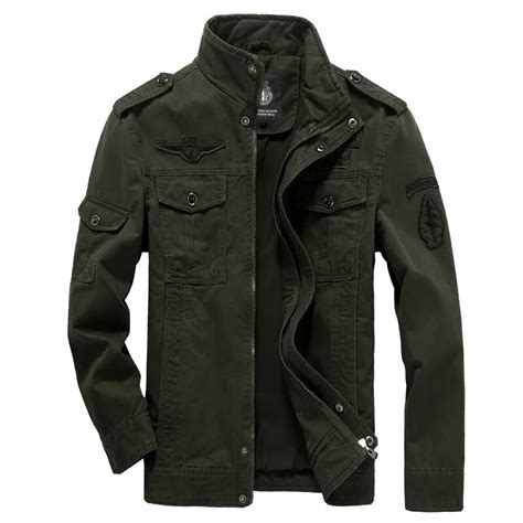 Veste Militaire En Coton Hommes Automne Soldat Ma Style Arm E