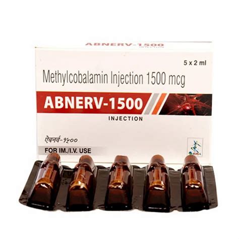 Abnerv Methylcobalamin Mcg Injection Packaging Type Glass