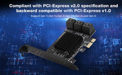 Port Pci Express Sata Iii Gbps Raid Controller Card Sata