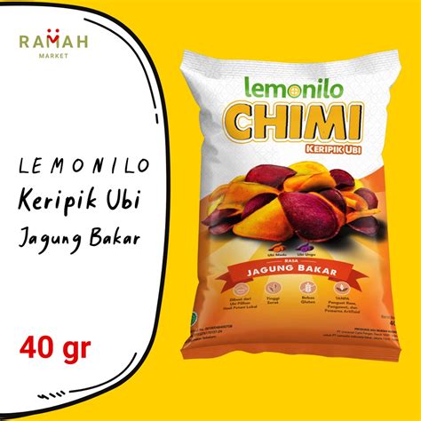 Jual Lemonilo Chimi Keripik Ubi Rasa Jagung Bakar 40gr Shopee Indonesia