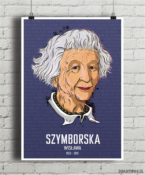 Wisława Szymborska plakat fine art Pakamera pl