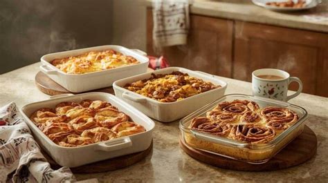 christmas breakfast casseroles   prep  night