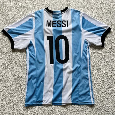 Adidas Lionel Messi Argentina Soccer Jersey - Home Team | Grailed