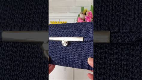 Сумочка из пластиковой канвы и полиэстерного шнура - YouTube | Сумки ...