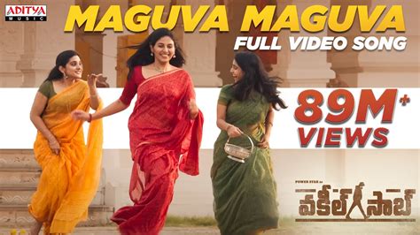 VakeelSaab Maguva Maguva Full Video Song Pawan Kalyan Sriram