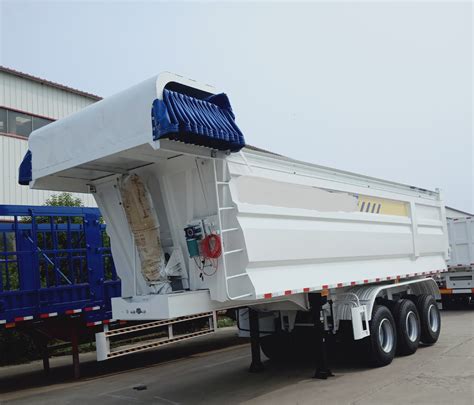 Small Power Wheels Quad Axle Dump Semi Trailer from China manufacturer - Shandong Luen ...