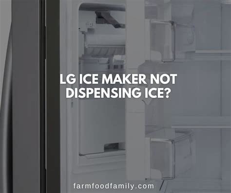 Ice Maker Not Working On Lg French Door Refrigerator At Melissa Proctor