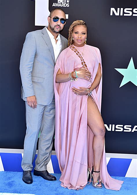 Pregnant Eva Marcille Was All Bump and Legs in High-Slit Gown at 2019 BET Awards