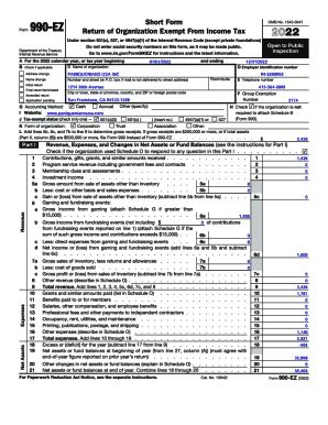 Fillable Online Final Complete Tax Return Forms 990 199 RRF 1 FYE 6