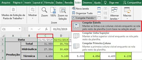 Como Congelar Linhas Ou Colunas No Excel Engenheira Do Excel