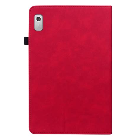 Lunso Lenovo Tab M Luxe Bookcase Hoes Rood Casualcases