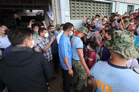 President Rodrigo Roa Duterte Tends To The Victims Of Typhoon Odette As