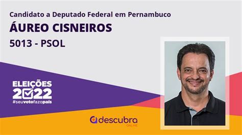 Ureo Cisneiros Psol Candidato A Deputado Federal De Pernambuco