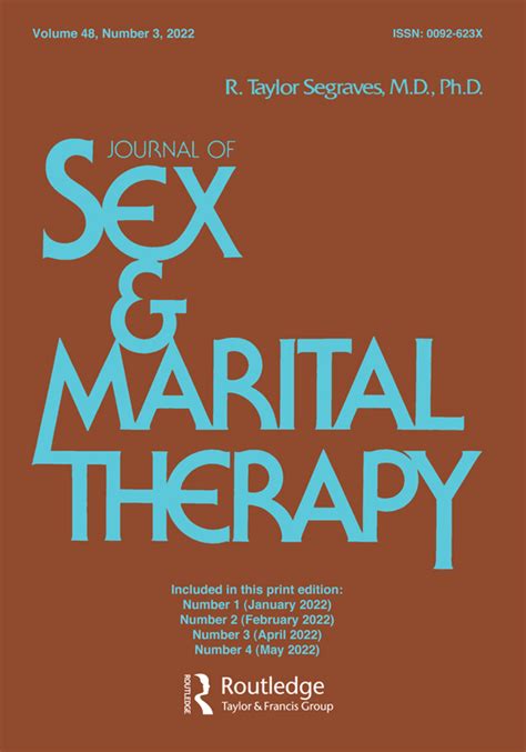 Journal Of Sex And Marital Therapy Vol 48 No 3 Current Issue