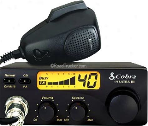 Cobra Compact CB Radio W Illuminated Display 19ULTRAIII