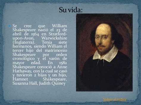 Biografía De William Shakespeare