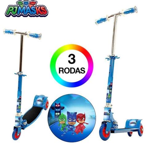 Patinete Rodas Pj Masks Masculino De Crian As Dm Radical