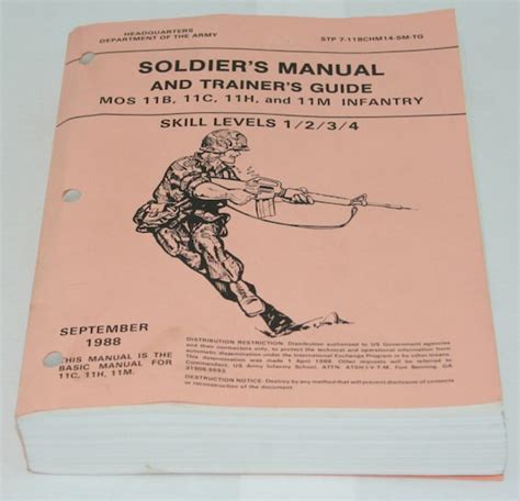 Vintage Us Army Infantry Soldiers Manual By Americantreasuretrov