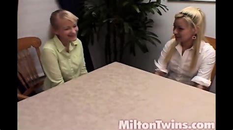 Milton Twins With Lesbian Friends Have Threesome