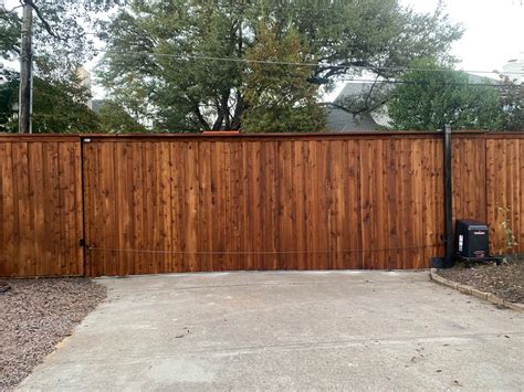 Wood sliding gate – AS GATE & FENCE