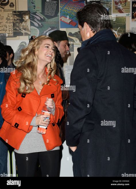 Denise Richards and Pierce Brosnan meet while out and about during the 2009 Sundance Film ...